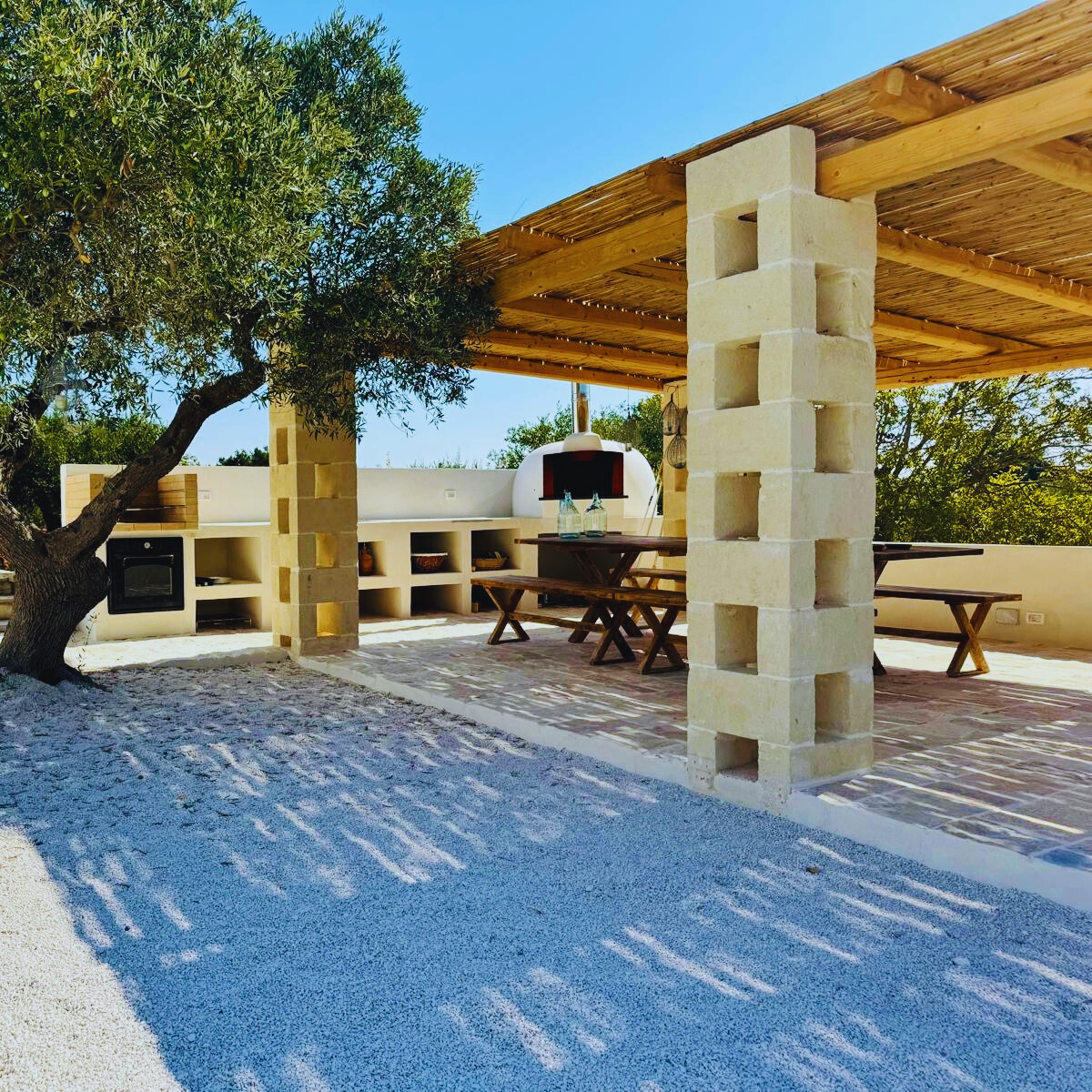 The Outdoor Kitchen — Trullo A Posto, Valle d'Itria